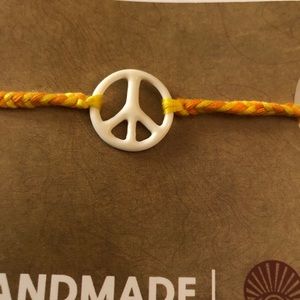 Wanderer Bracelets - Peace Sign, Sunburst, Button